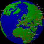 Globe (Europe-centered) Towns + Borders 2000x2000